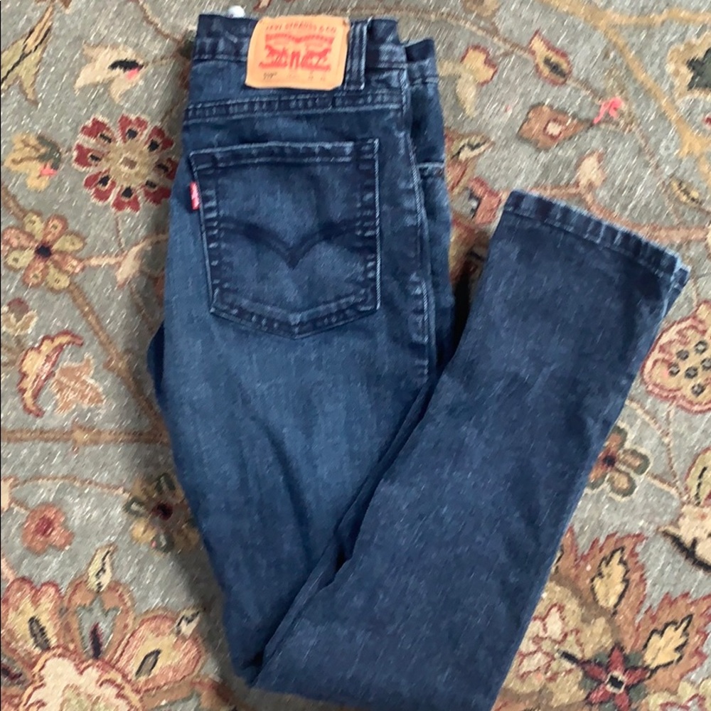SOLD. Levi’s 519 Overdyed Skinny Jeans